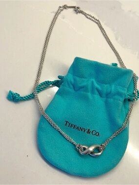 Tiffany & Co. Sterling Silver Infinity Necklace